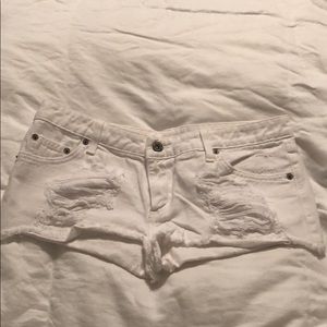 White LF Carmar shorts